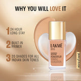 Lakme 9To5 Powerplay Priming Foundation 25Ml