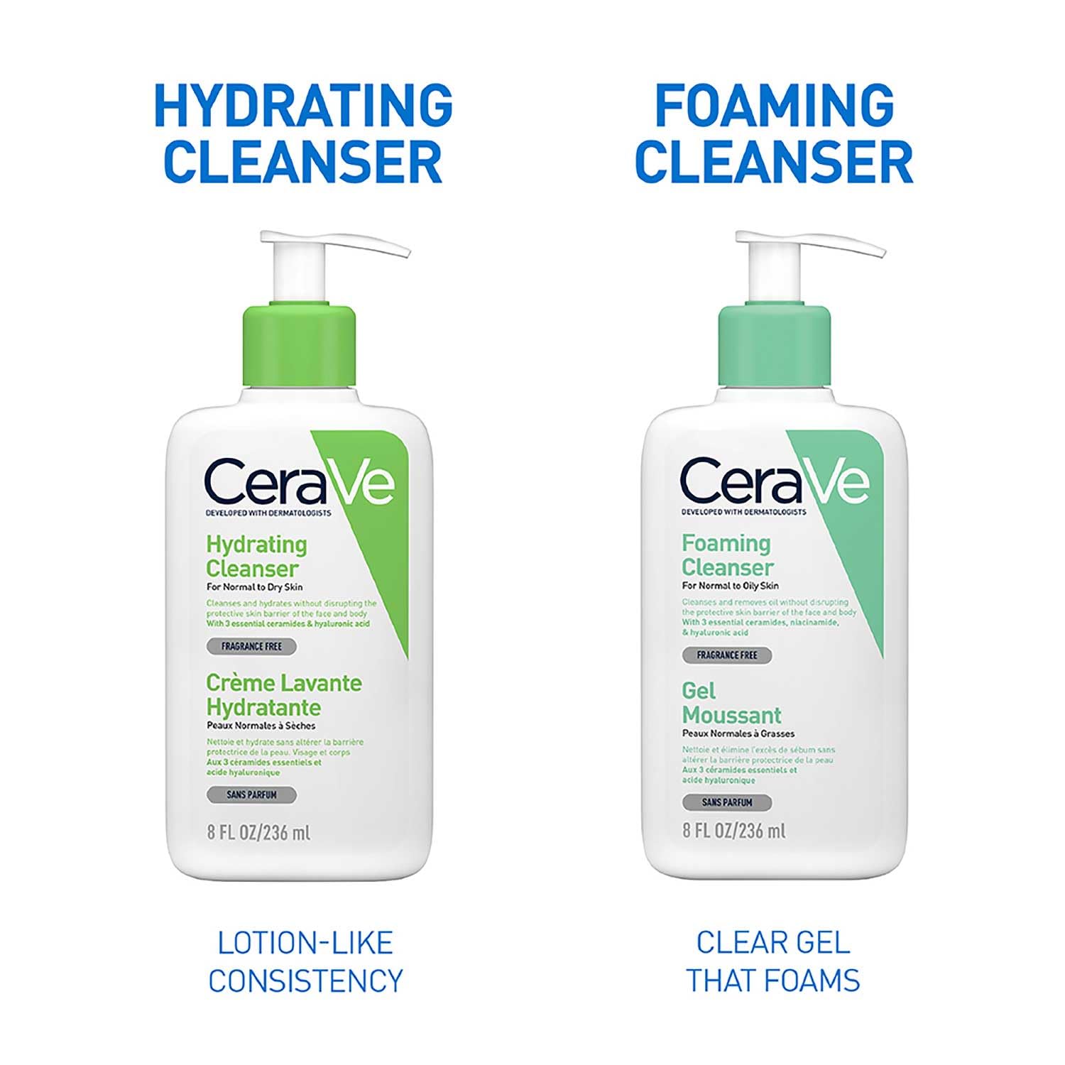 Cerave Hydrating Facial Cleanser For Normal To Dry Skin