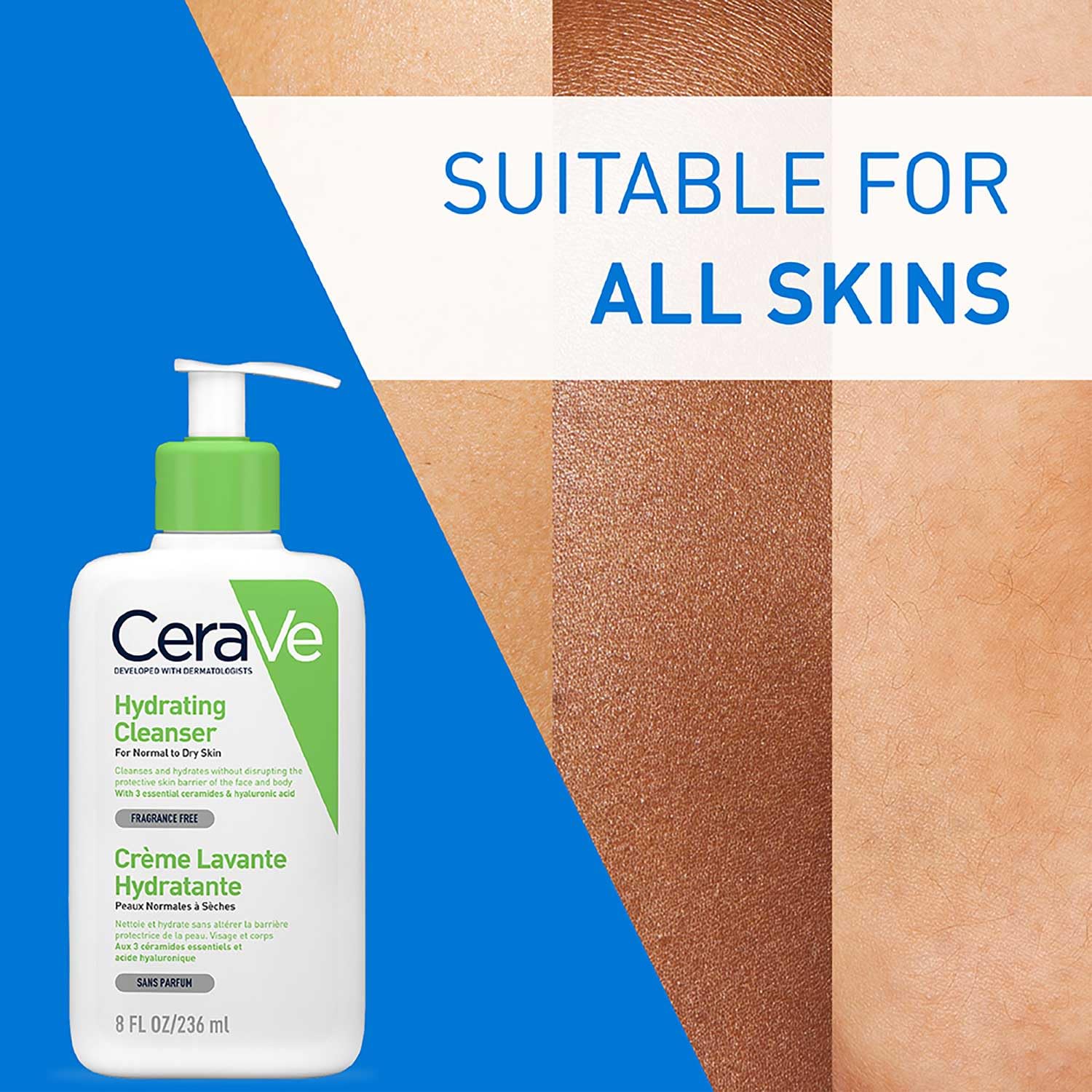 Cerave Hydrating Facial Cleanser For Normal To Dry Skin