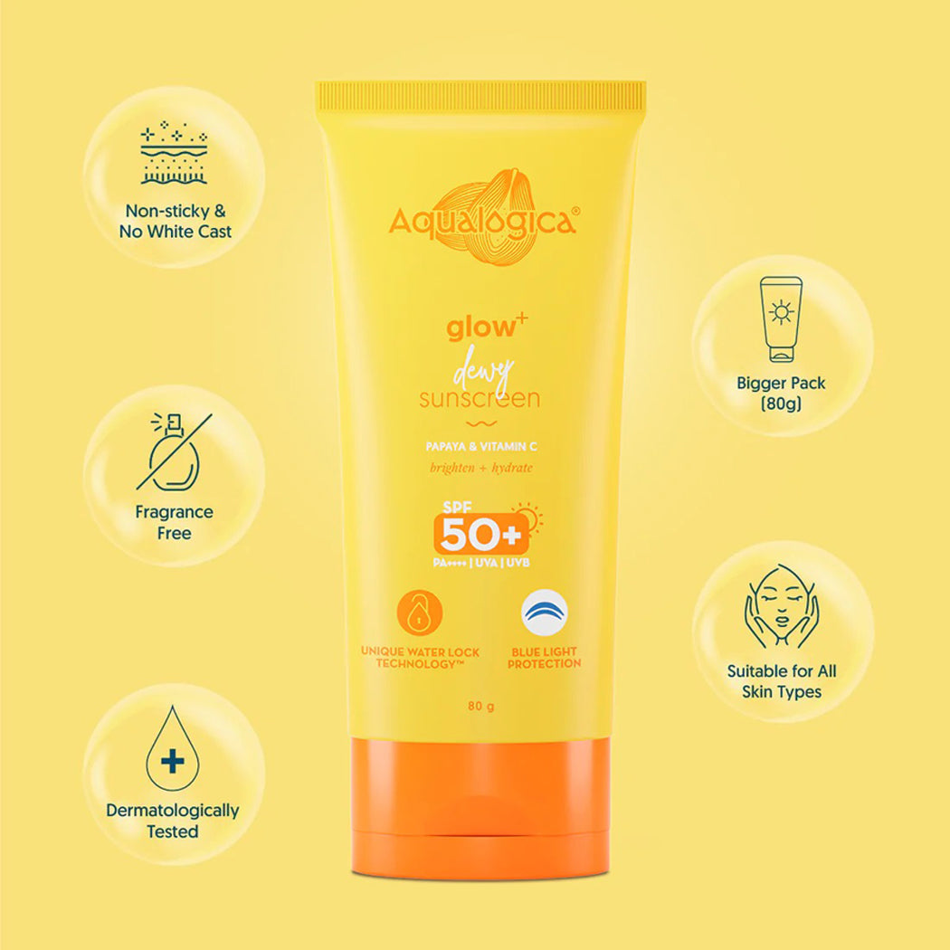 Aqualogica Glow+ Dewy Sunscreen With Spf 50+
