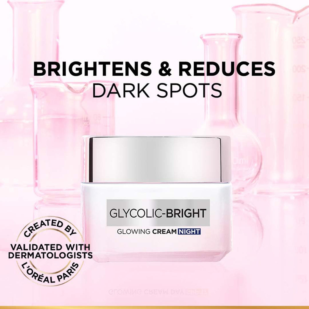 Loreal Paris S Glycolic Bright Night Cream