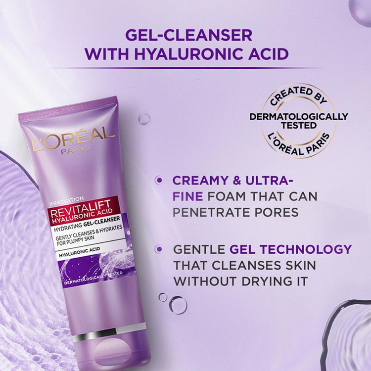 Loreal Paris S Revitalift Hyaluronic Acid Hydrating Gel Cleanser