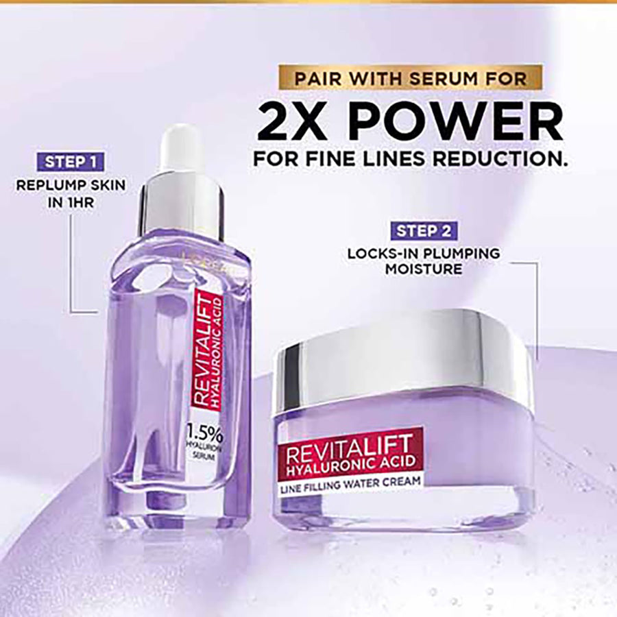 Loreal Paris S Hyaluronic Acid Line Filling Water Cream
