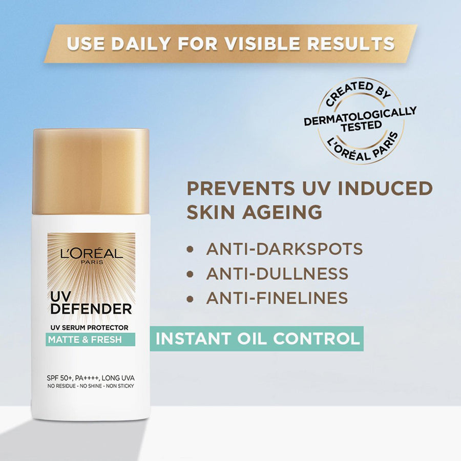 Loreal Paris Uv Defender Serum Protector Sunscreen 50Ml
