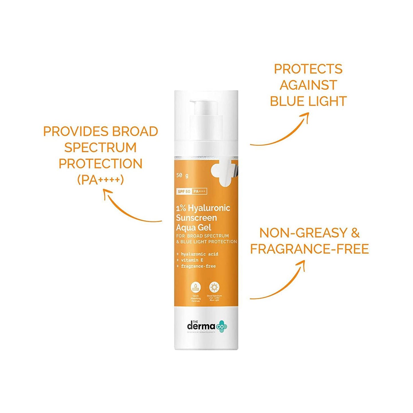 The Derma Co 1Per Hyaluronic Sunscreen Aqua Gel