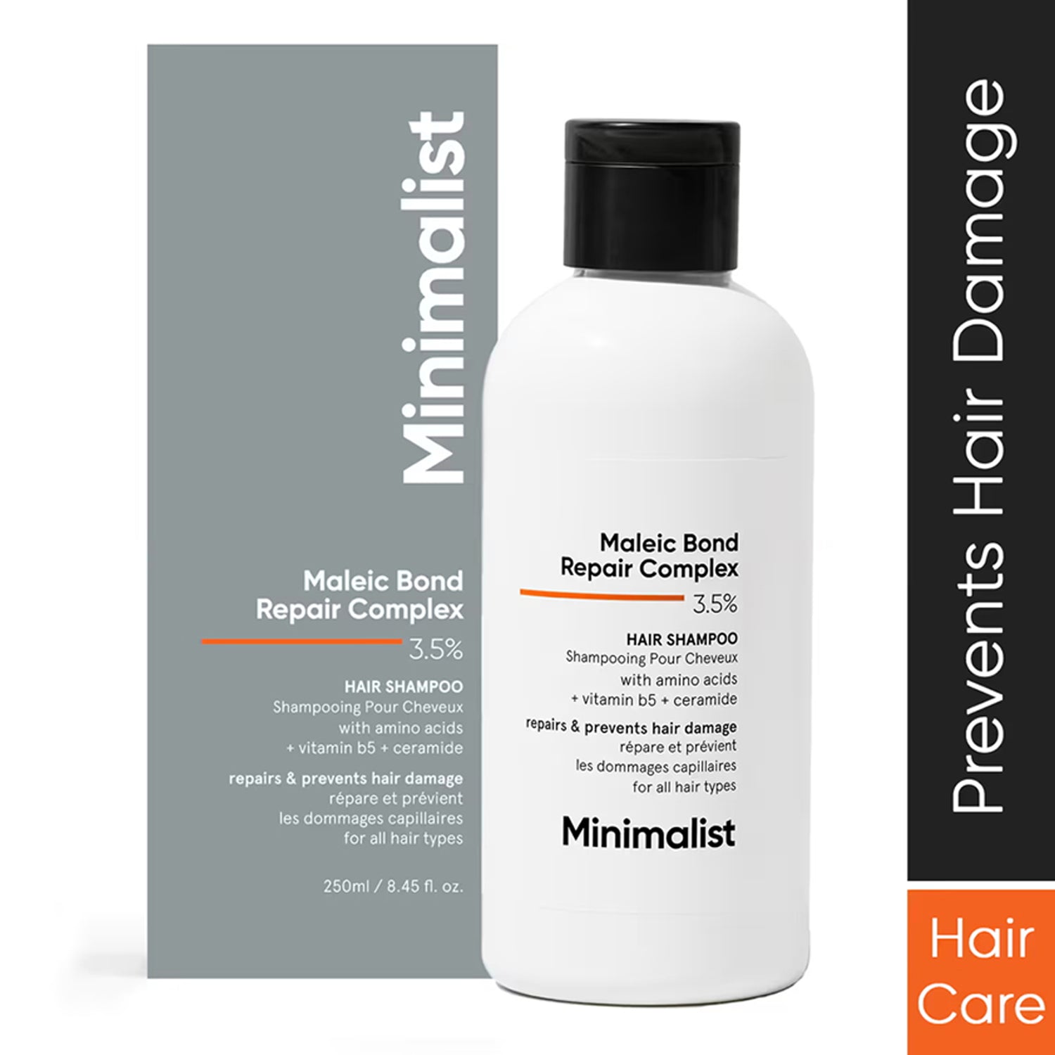 Minimalist Maleic Bond Repair Complex 3.5Per Hair Shampoo 250Ml