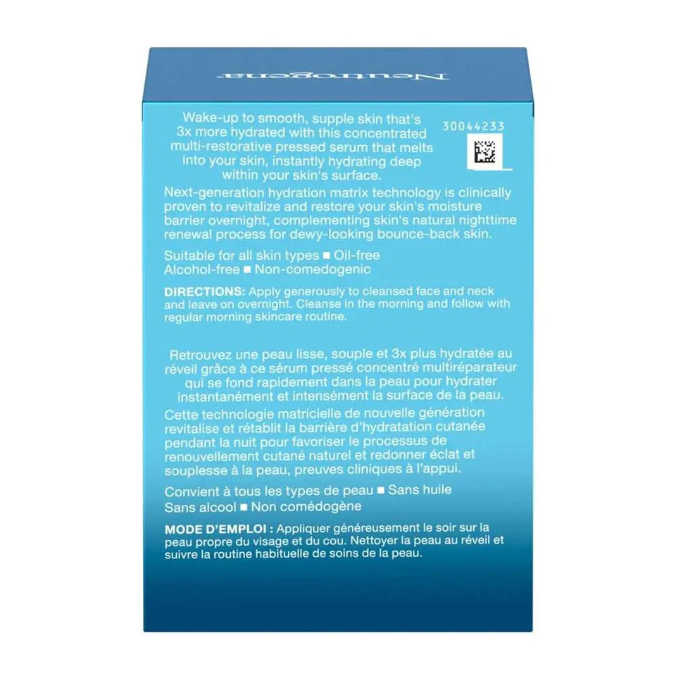 Neutrogena Hydro Boost Night Pressed Face Serum