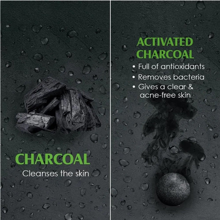 Lotus Herbals Whiteglow Activated Charcoal Anti-Pollution Brightening Facewash
