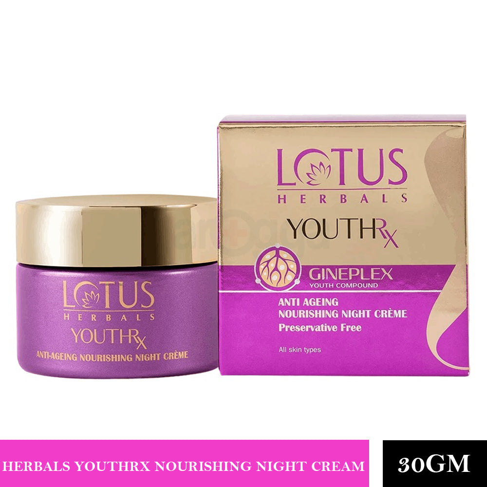 Lotus Herbals Y Youthrx Anti Ageing Nourishing Night Cream For Women