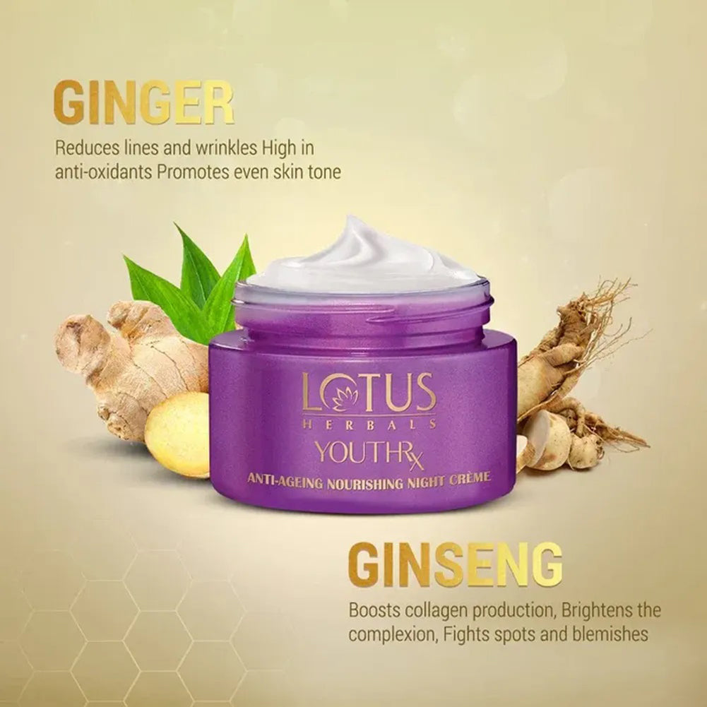 Lotus Herbals Y Youthrx Anti Ageing Nourishing Night Cream For Women