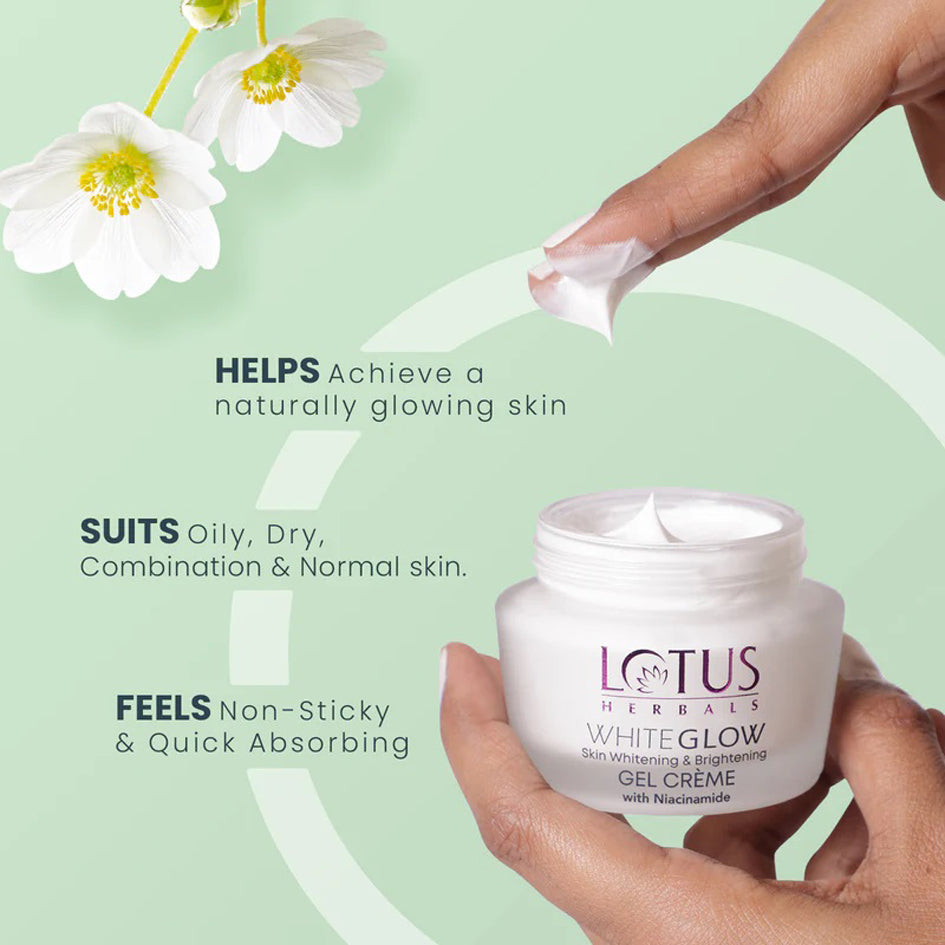 Lotus Whiteglow Skin Brightening Gel Creme Spf25