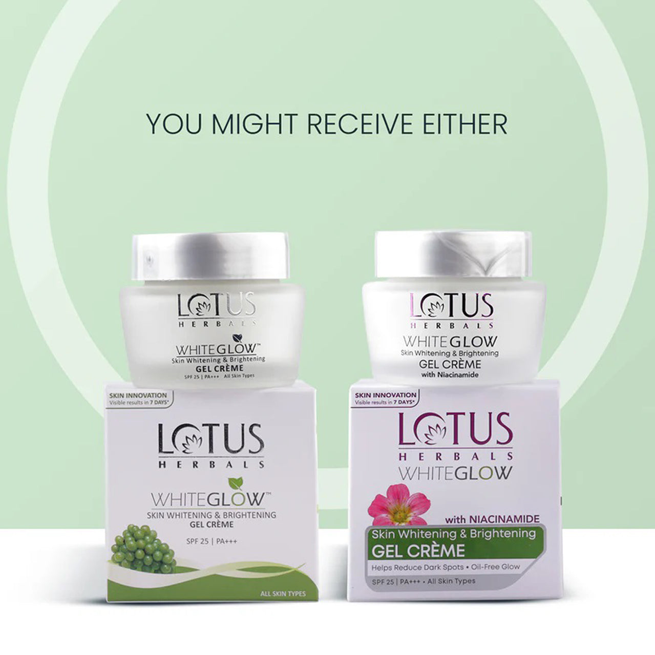Lotus Whiteglow Skin Brightening Gel Creme Spf25