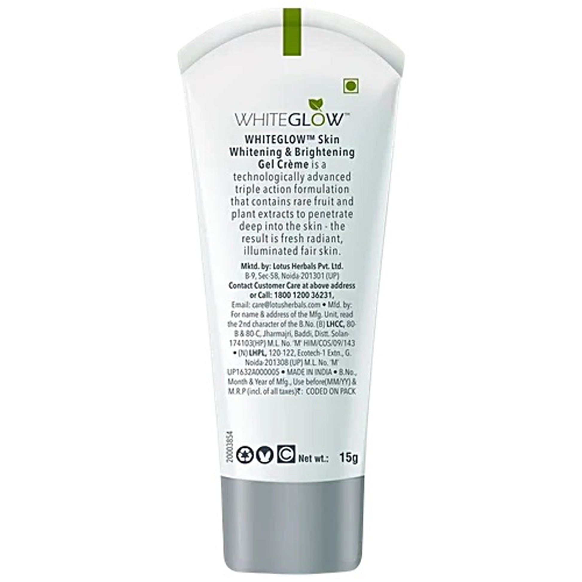 Lotus Whiteglow Skin Brightening Gel Creme Spf25