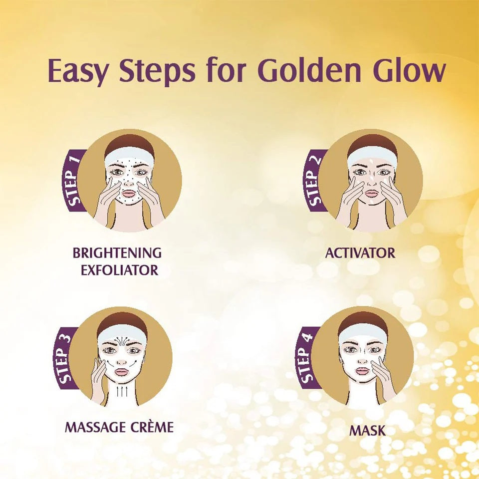 Lotus Radiant Gold Cellular Glow Facial Kit 170G*4N
