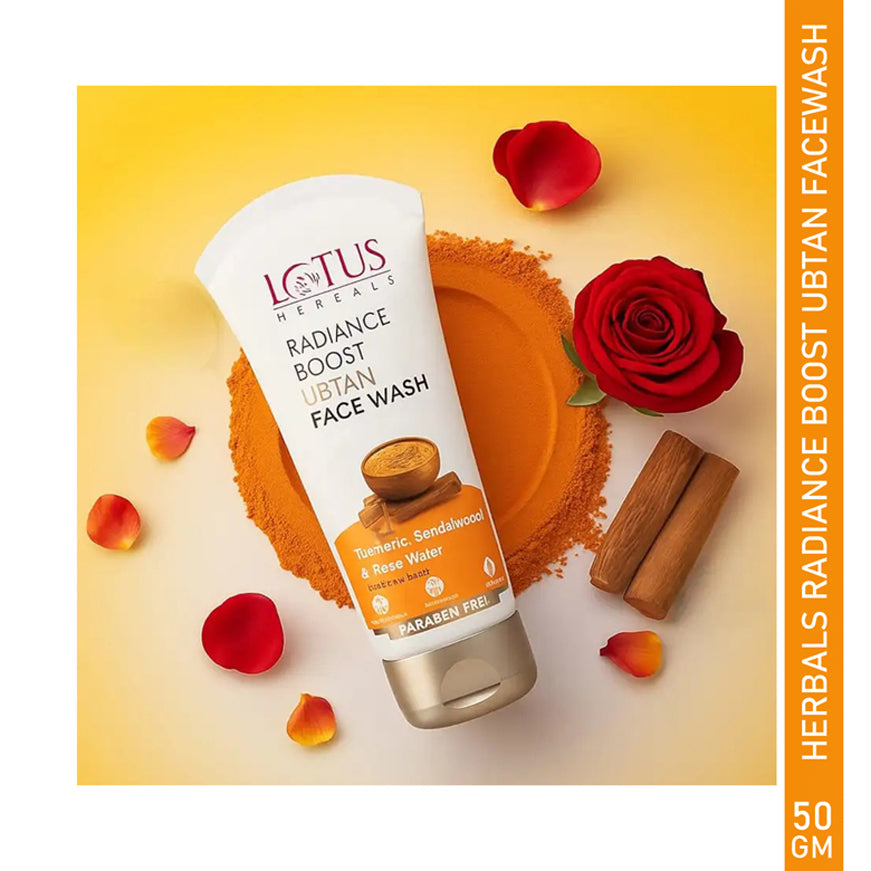 Lotus Herbals Radiance Boost Ubtan Facewash