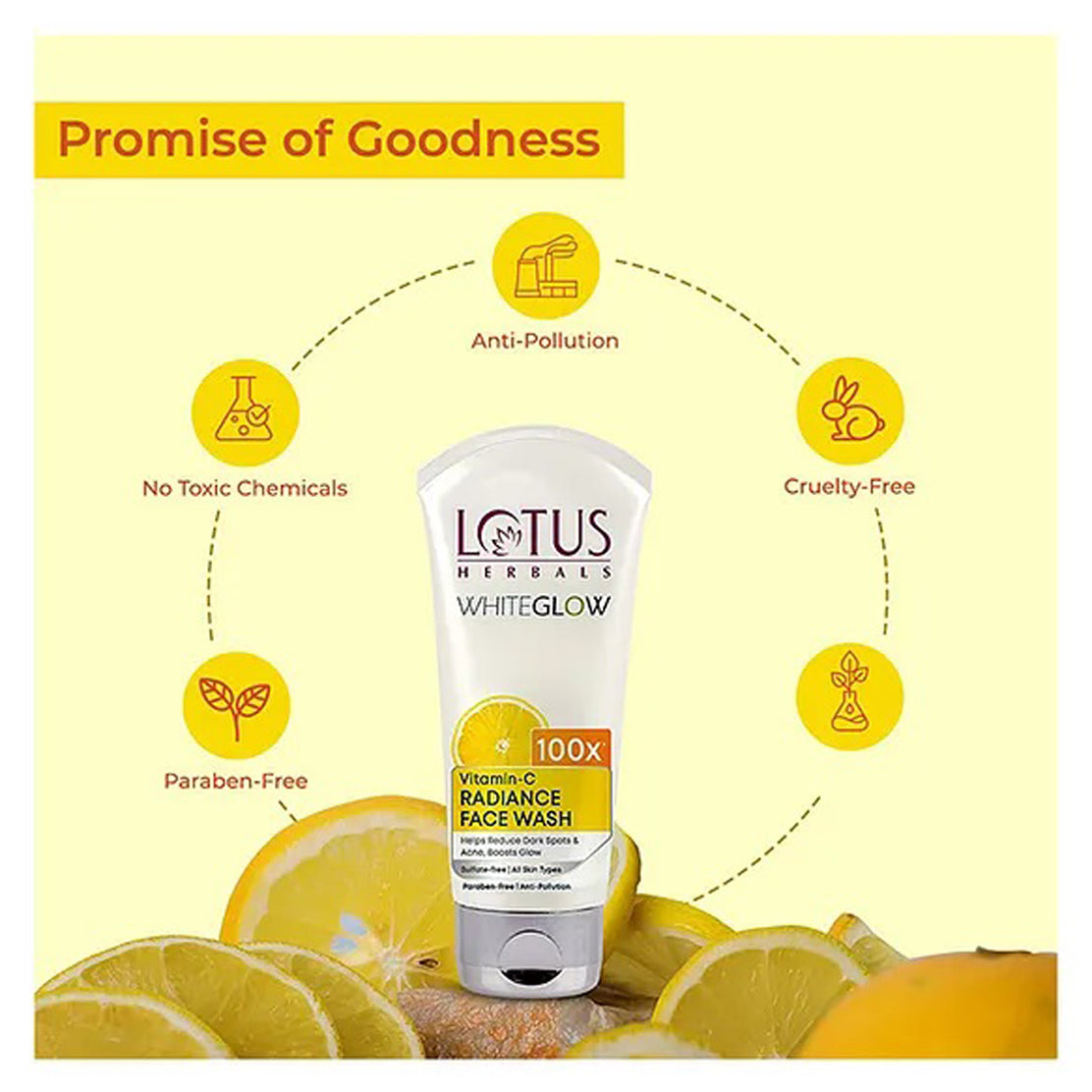 Lotus Whiteglow Vitamin-C Radiance Facewash