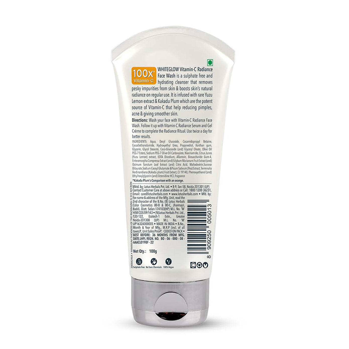 Lotus Whiteglow Vitamin-C Radiance Facewash