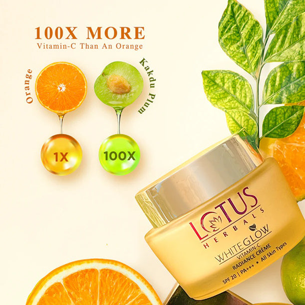 Lotus Whiteglow Vitamin-C Radiance Creme Spf 20 Pa+++