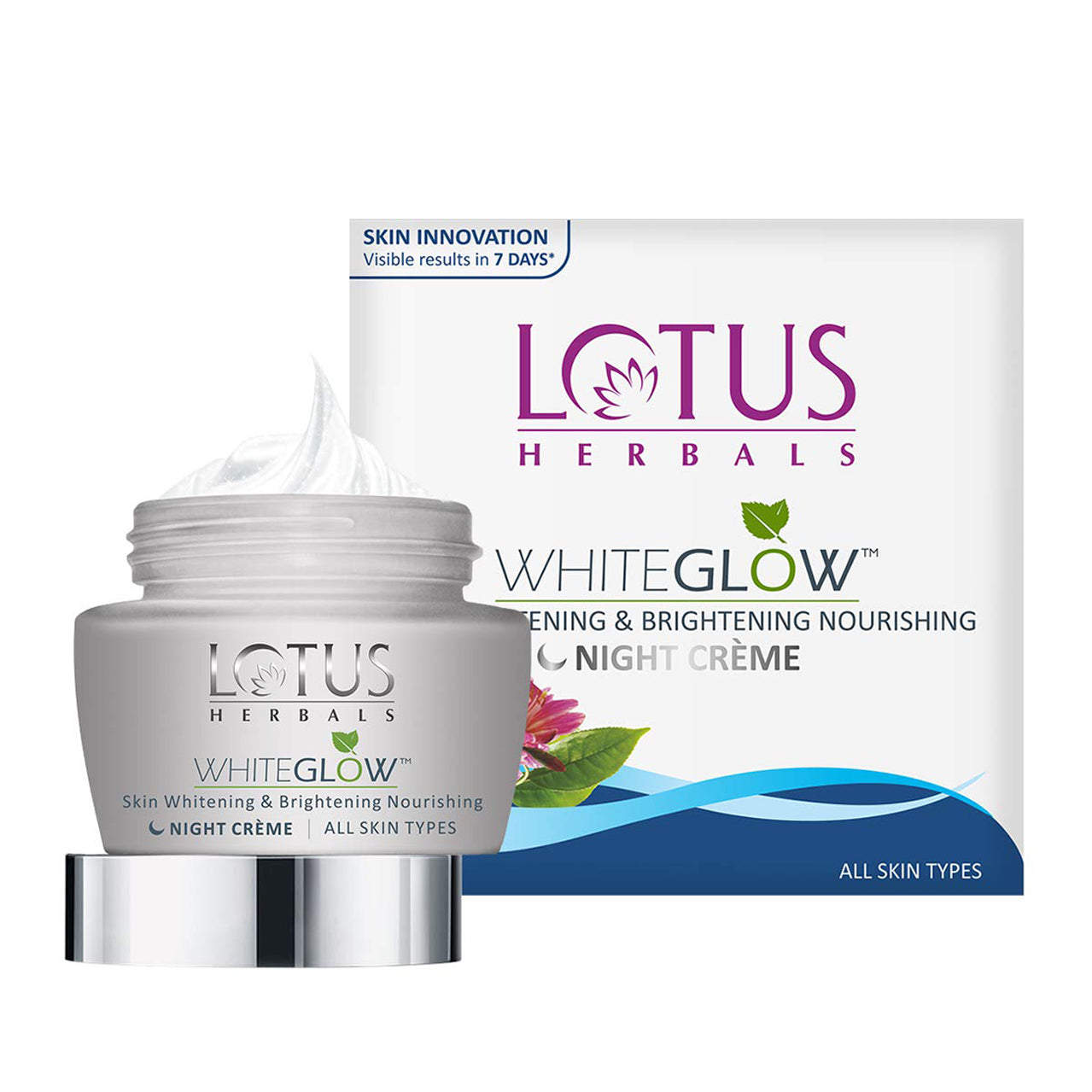 Lotus Herbals Whiteglow Skin Brightening & Nourishing Night Cream