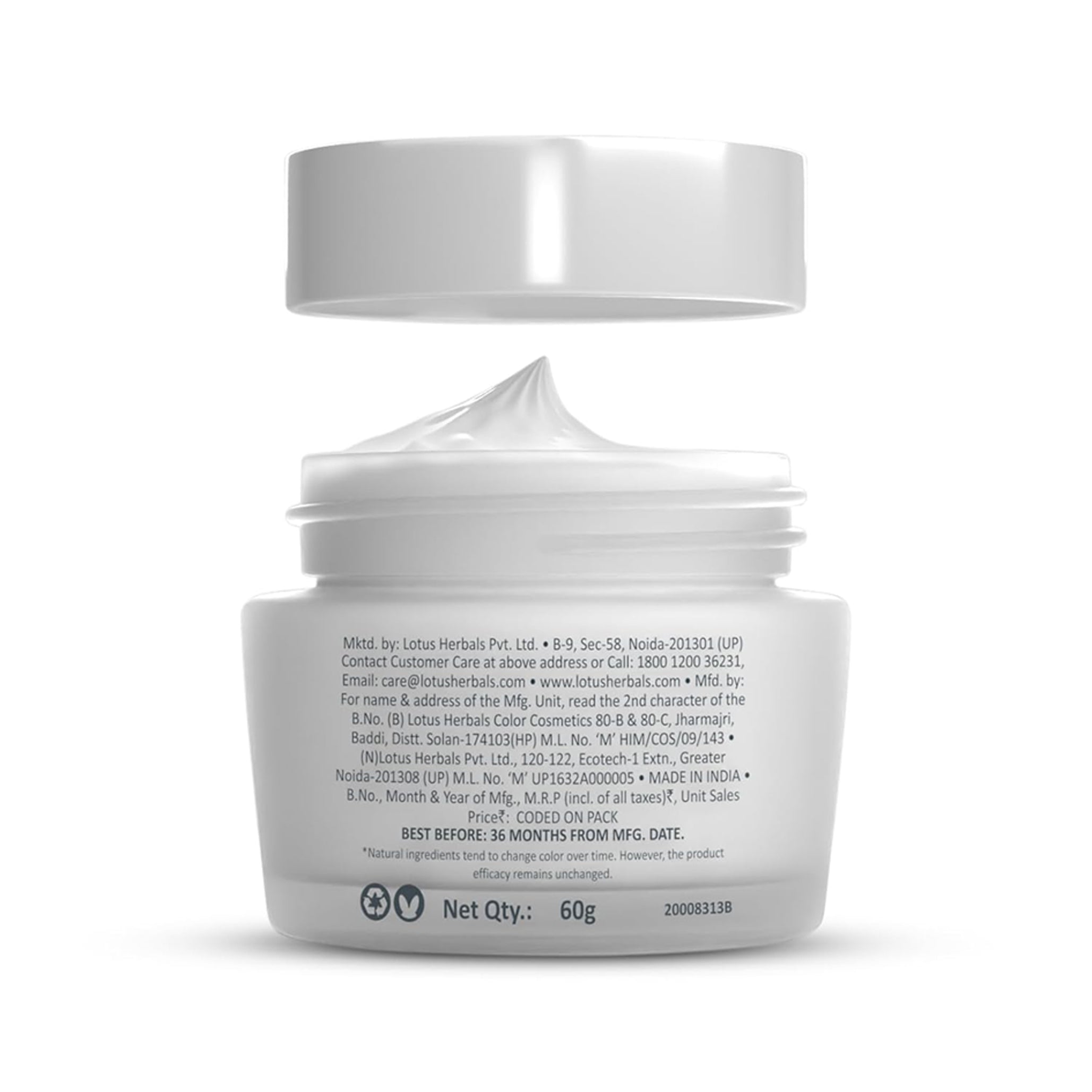 Lotus Herbals Whiteglow Skin Brightening & Nourishing Night Cream