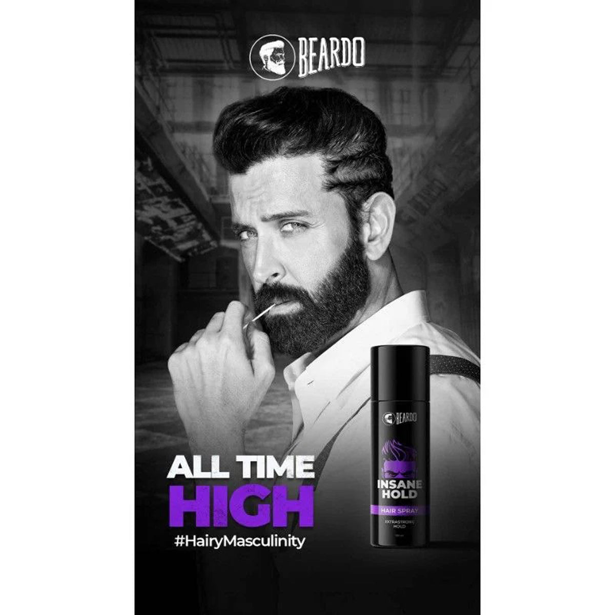 Beardo Insane Hold Hair Spray 150Ml