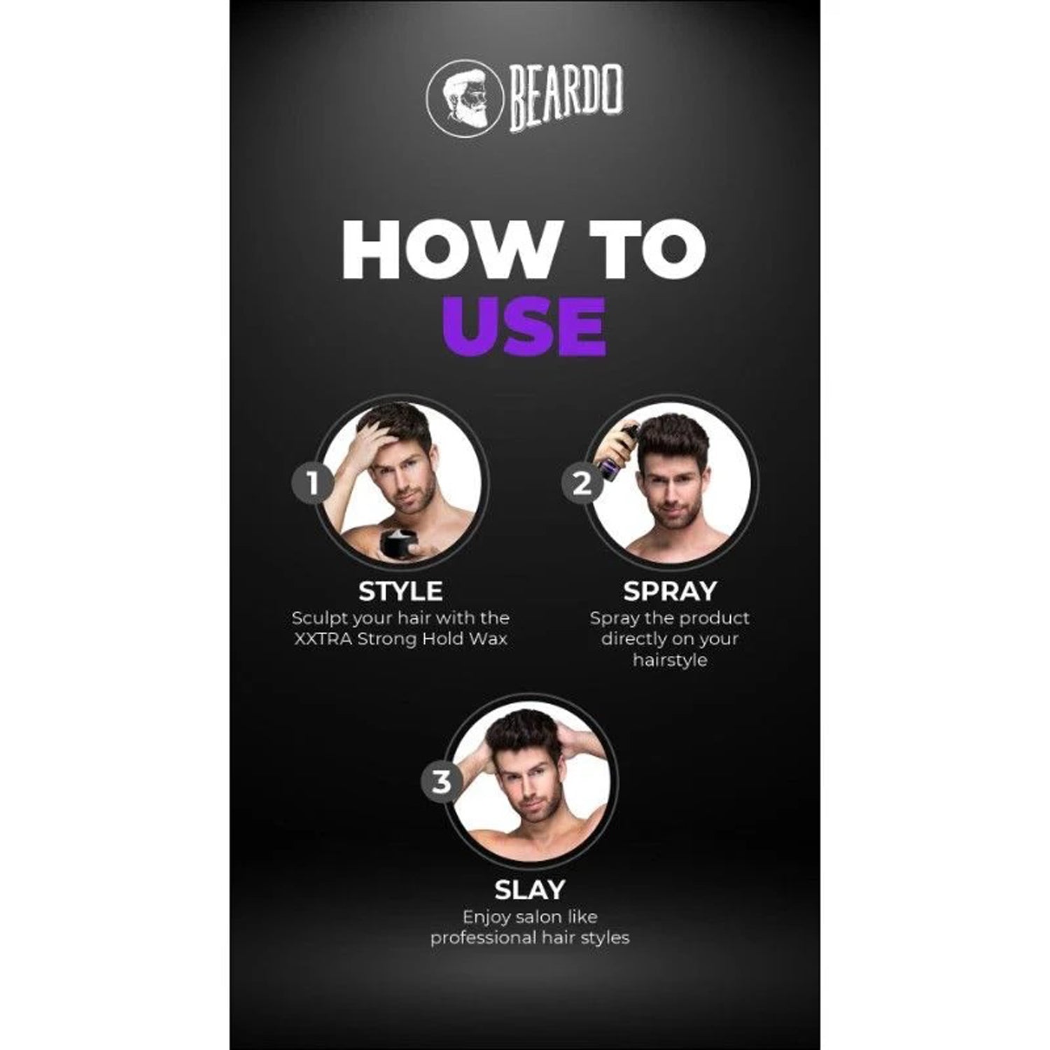 Beardo Insane Hold Hair Spray 150Ml