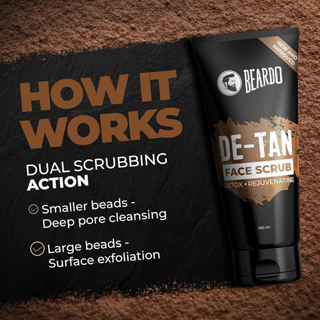 Beardo De-Tan Face Scrub 100G