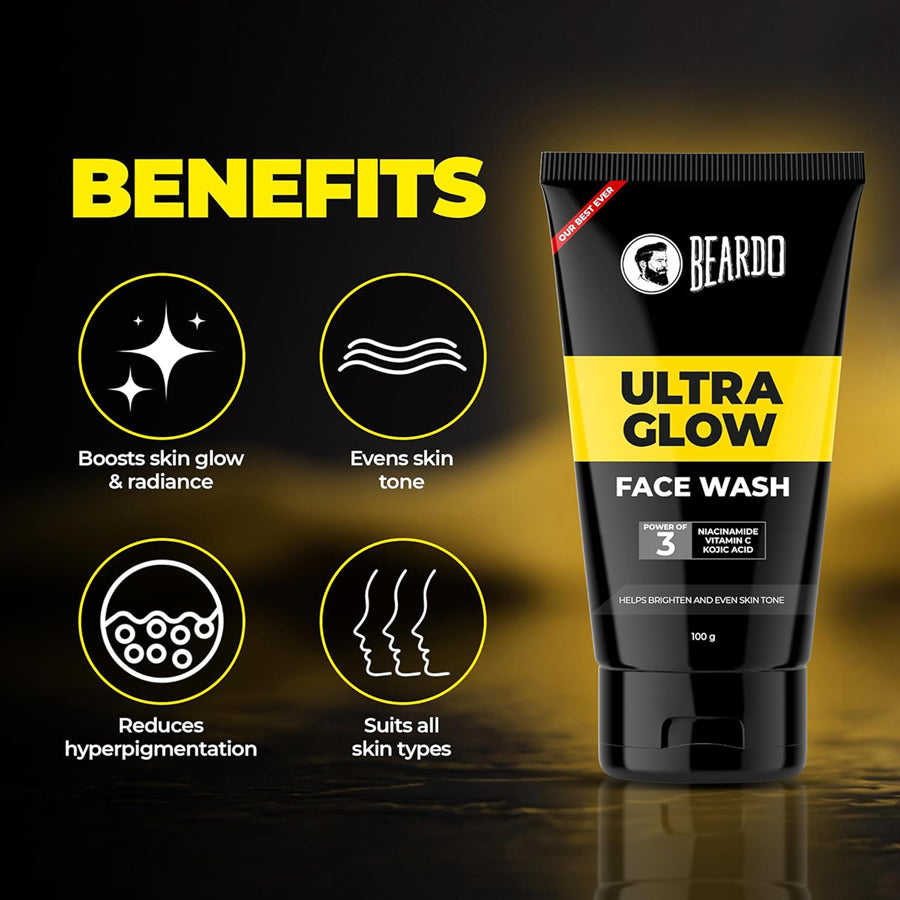 Beardo Ultraglow Facewash For Men 100Ml