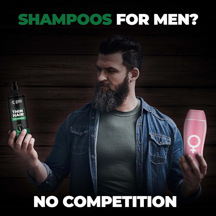Beardo Hair Thickening Sulphate Free Shampoo 200Ml