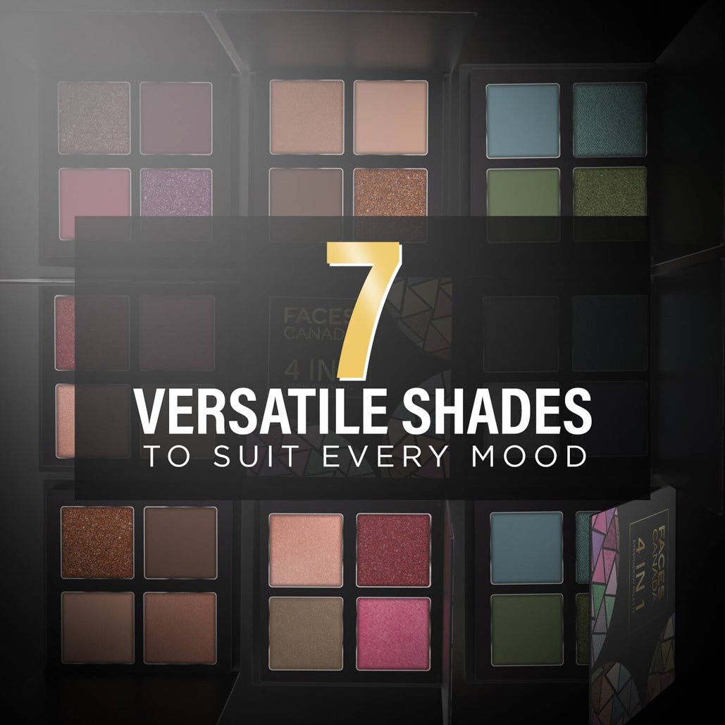 Faces 4 In 1 Eyeshadow Palette