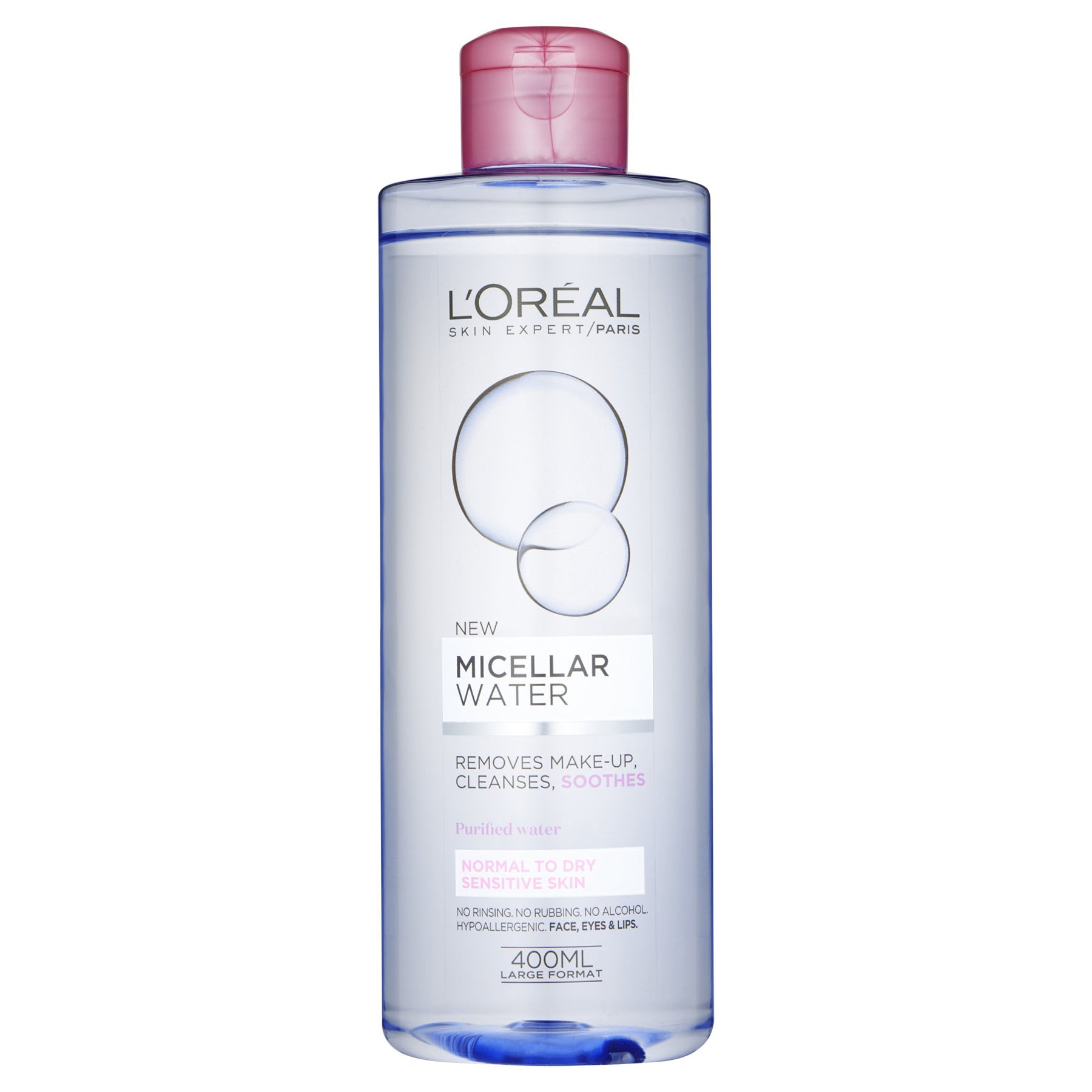 Loreal Paris Micellar Water Normal To Dry Sensitive Skin 400Ml
