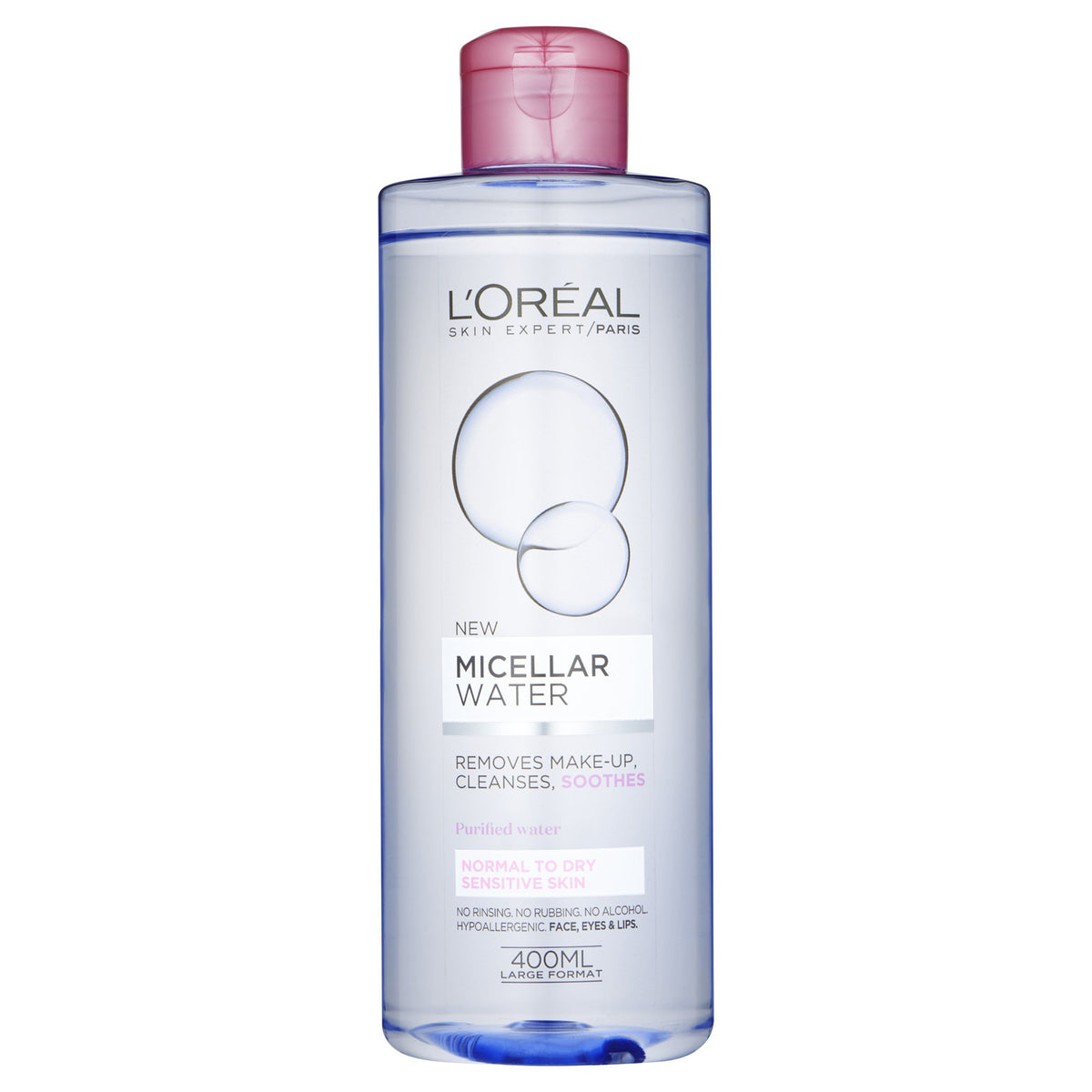 Loreal Paris Micellar Water Normal To Dry Sensitive Skin 400Ml