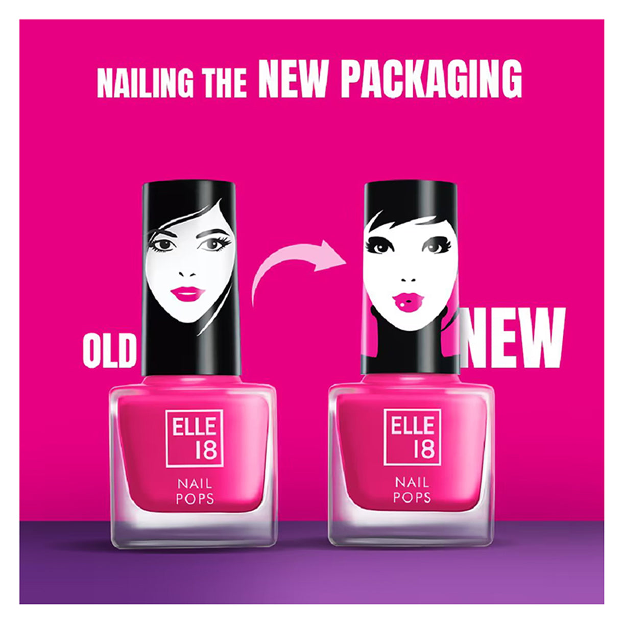 Lakme Elle 18 Nail Pops Nail Color 5Ml