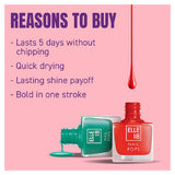 Lakme Elle 18 Nail Pops Nail Color 5Ml