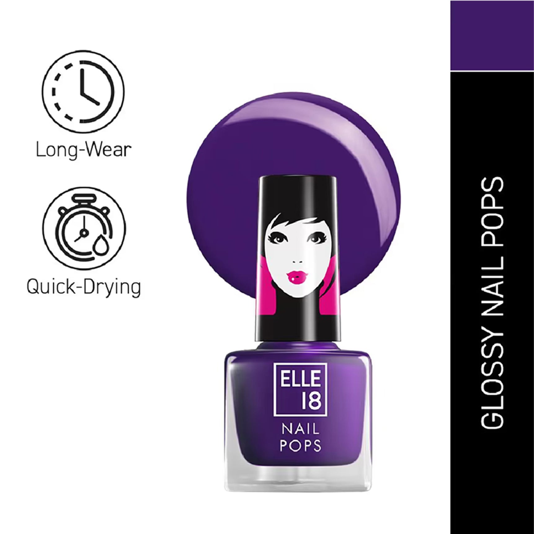 Lakme Elle 18 Nail Pops Nail Color 5Ml