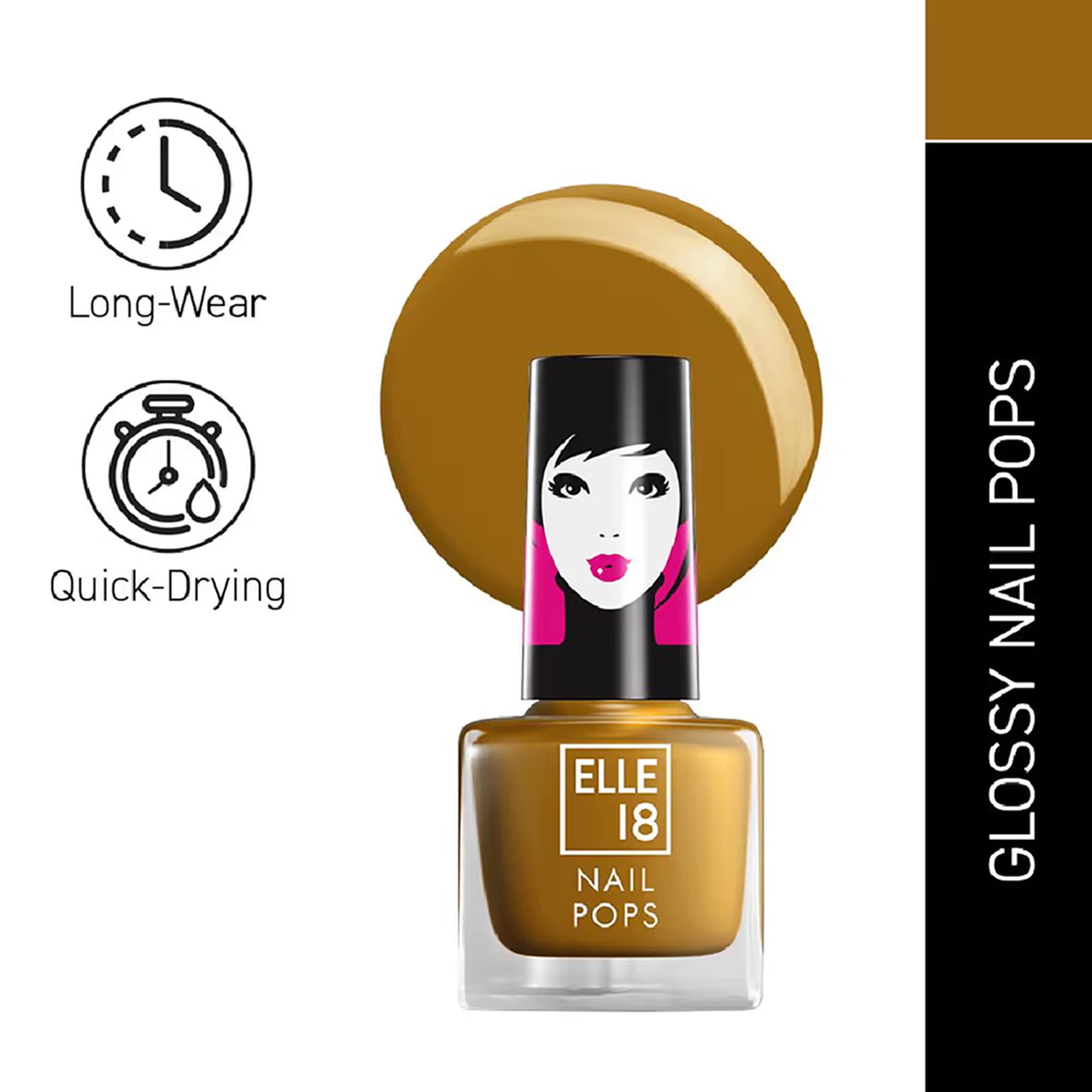 Lakme Elle 18 Nail Pops Nail Color 5Ml
