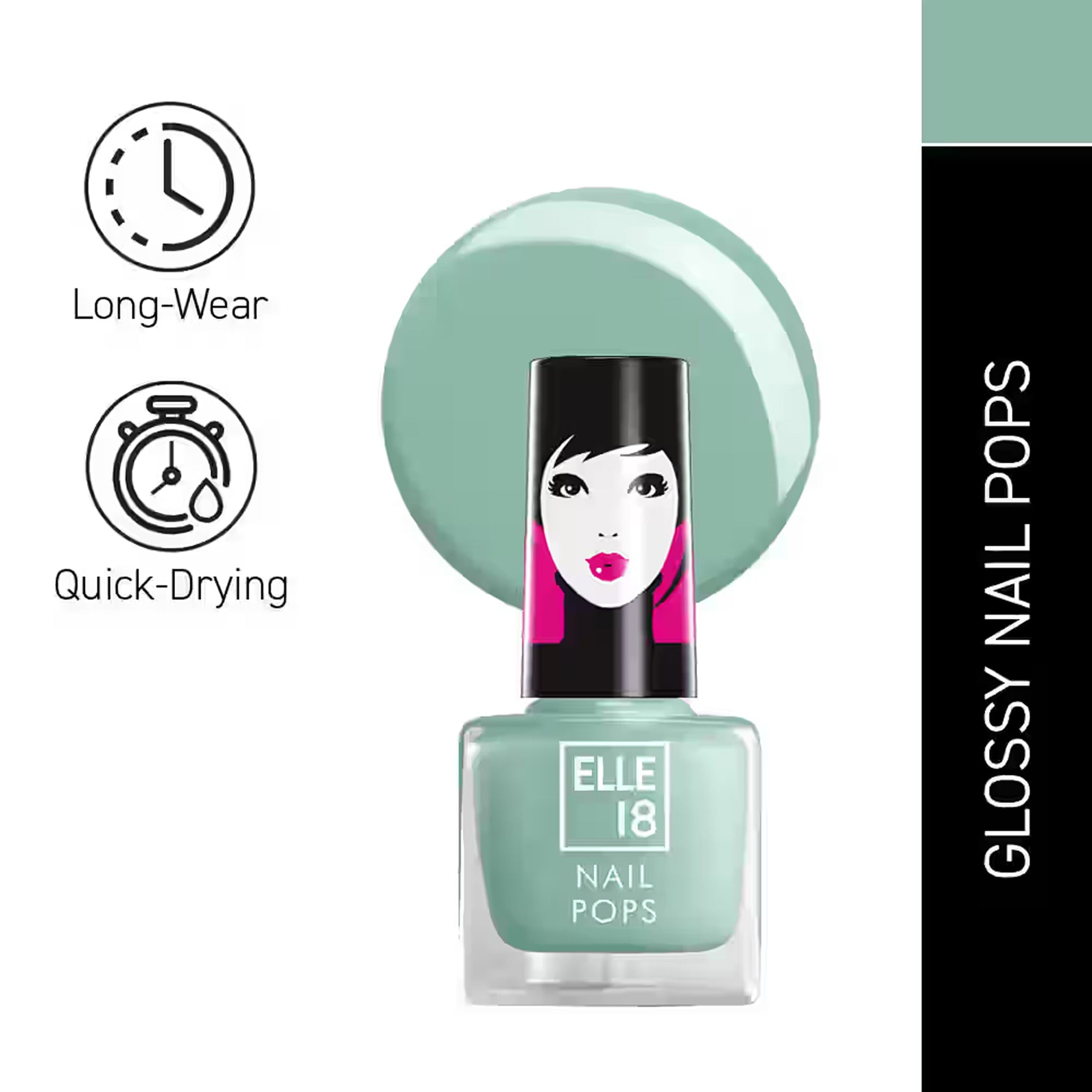 Lakme Elle 18 Nail Pops Nail Color 5Ml