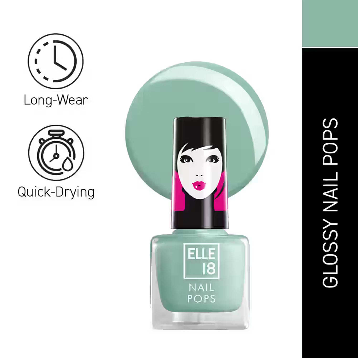Lakme Elle 18 Nail Pops Nail Color 5Ml