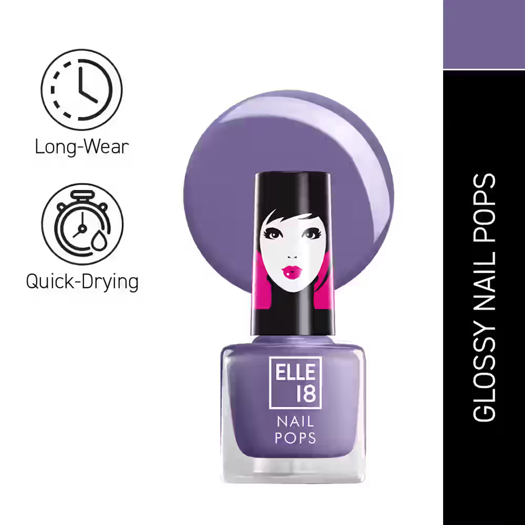 Lakme Elle 18 Nail Pops Nail Color 5Ml