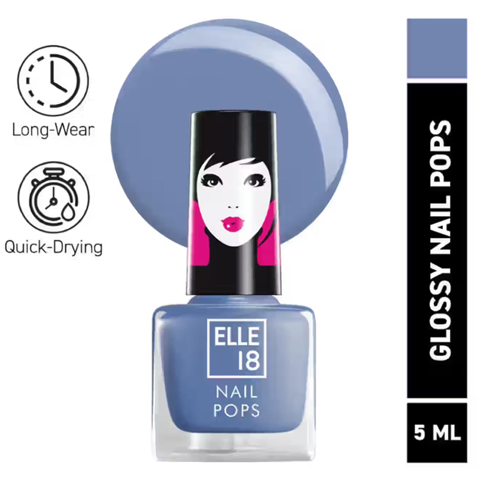 Lakme Elle 18 Nail Pops Nail Color 5Ml