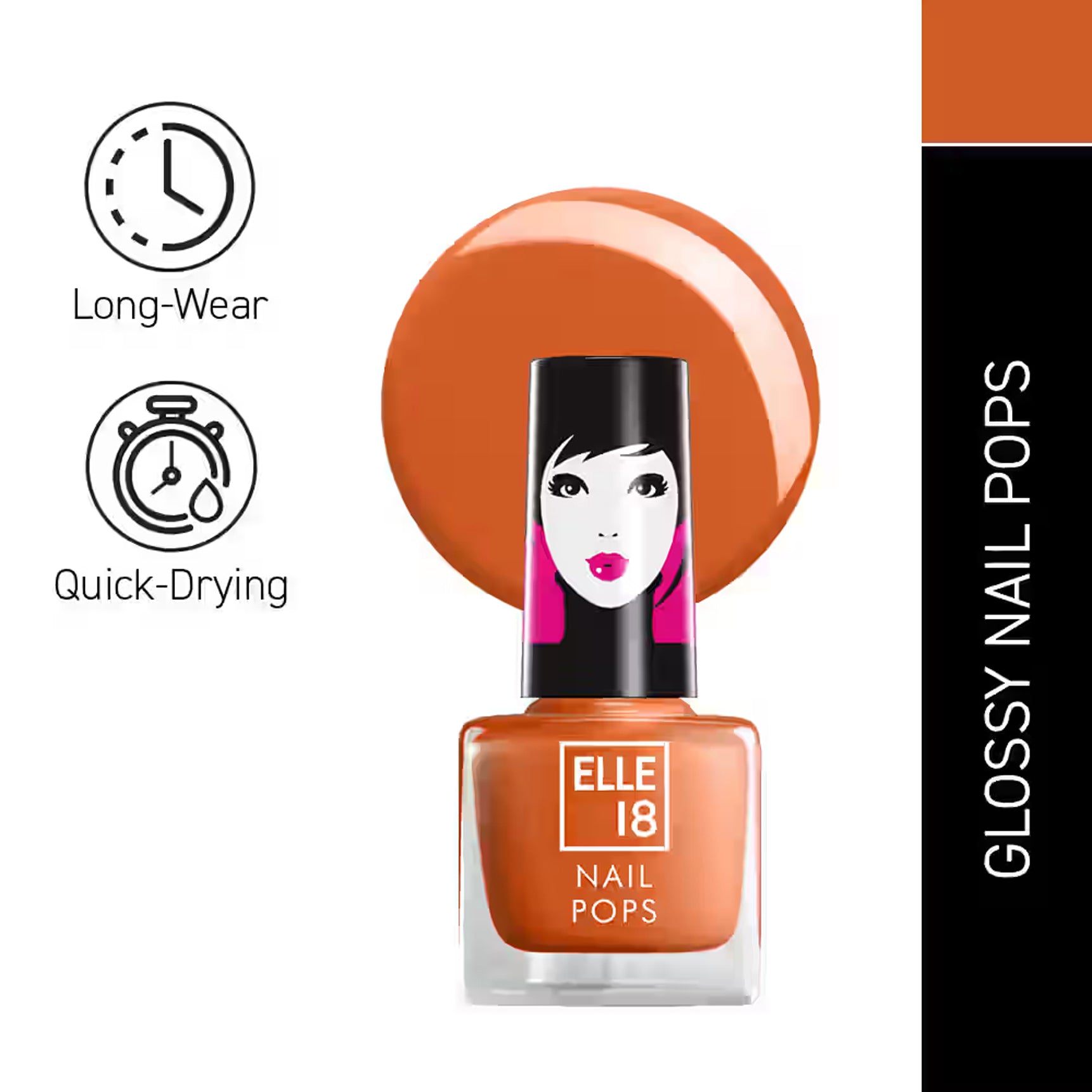 Lakme Elle 18 Nail Pops Nail Color 5Ml