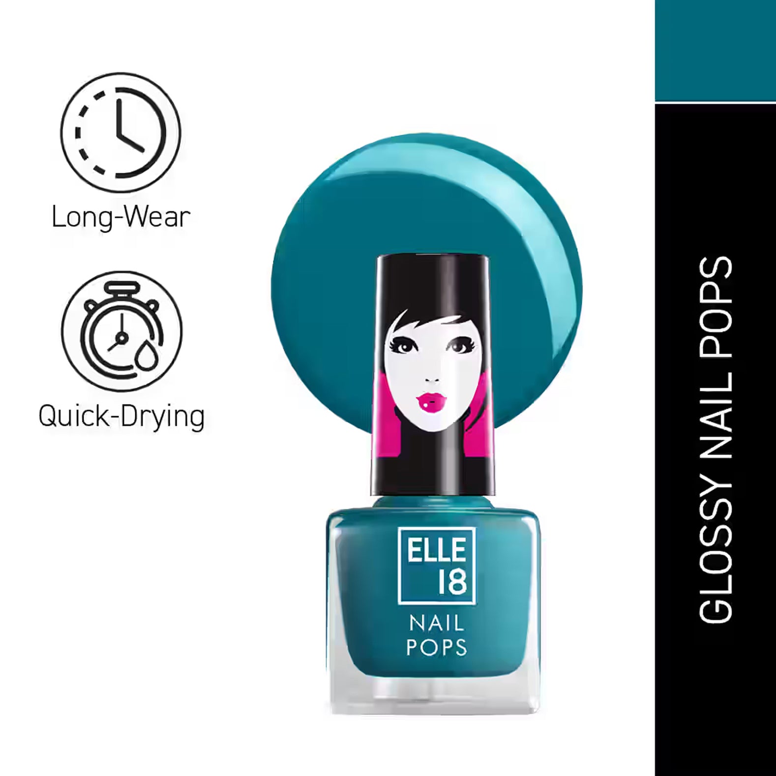 Lakme Elle 18 Nail Pops Nail Color 5Ml