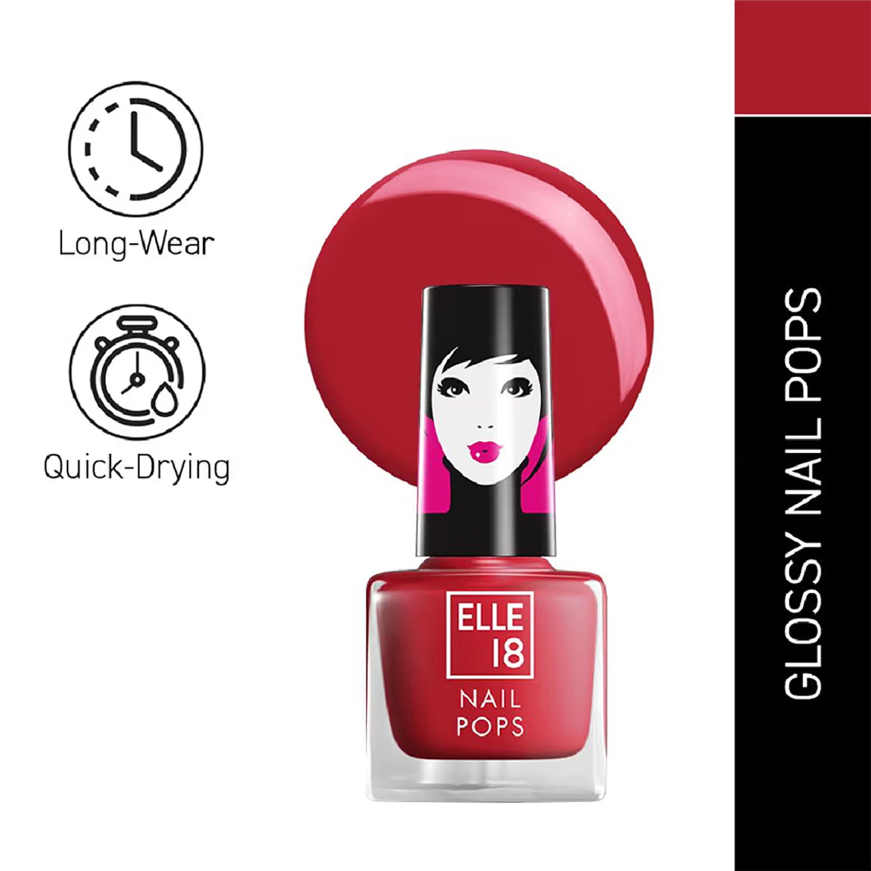 Lakme Elle 18 Nail Pops Nail Color 5Ml