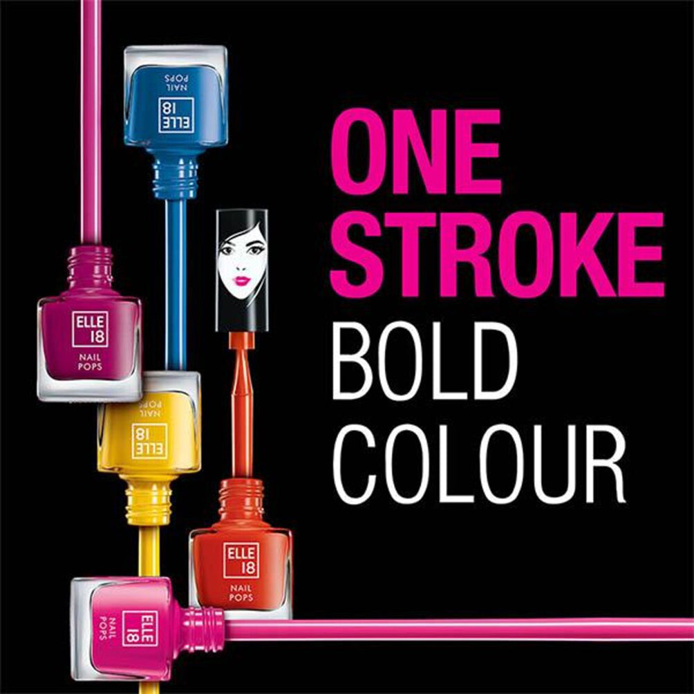 Lakme Elle 18 Nail Pops Nail Color 5Ml