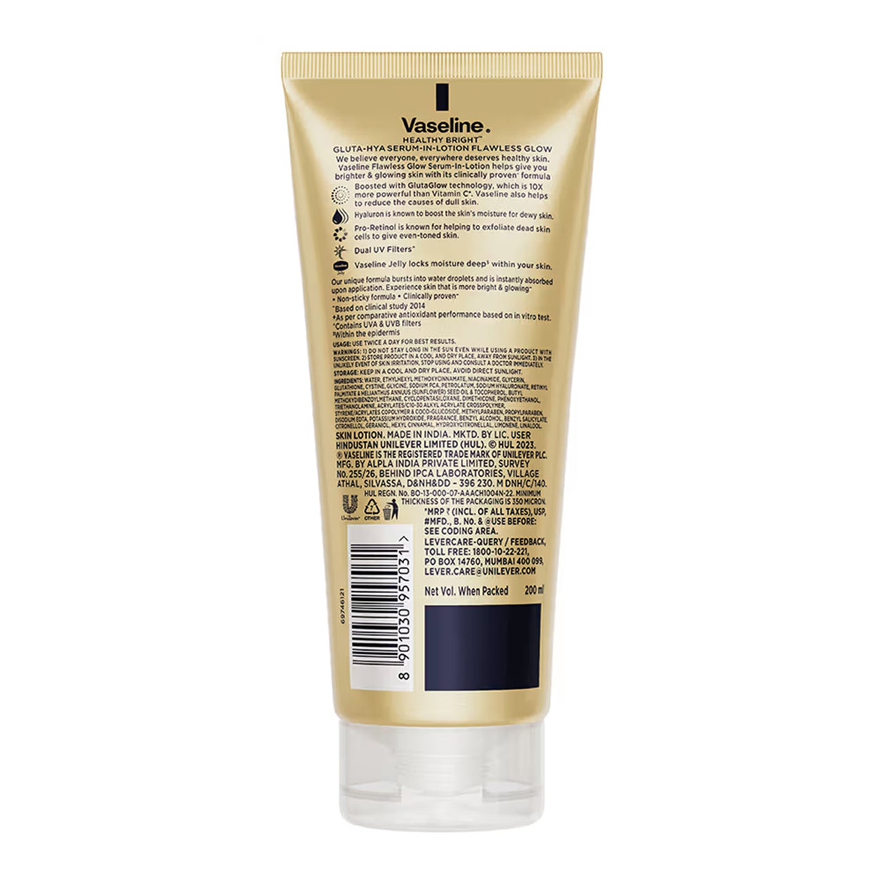 Vaseline Flawless Glow Serum Lotion