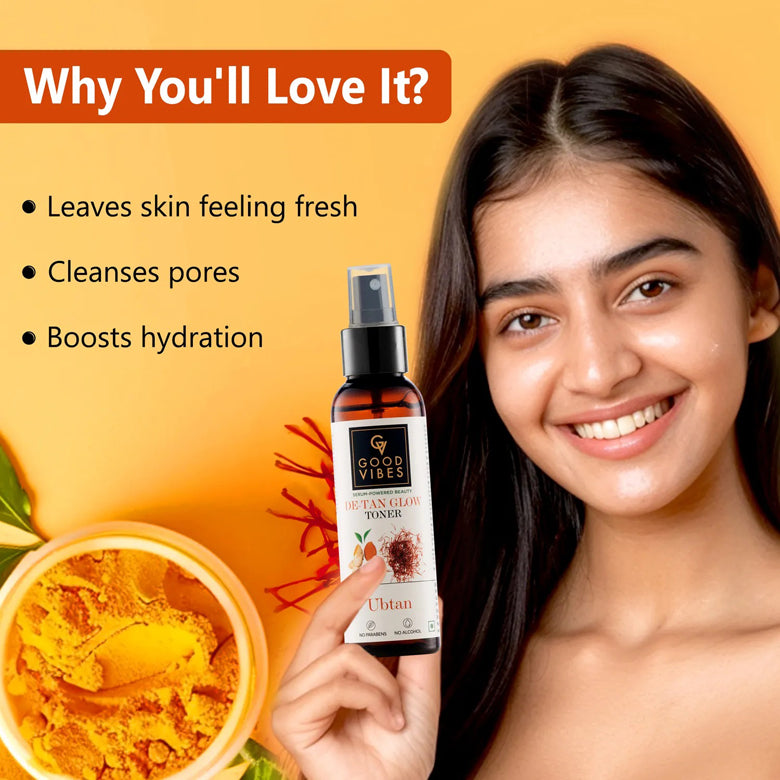 Good Vibes De-Tan Glow Ubtan Toner