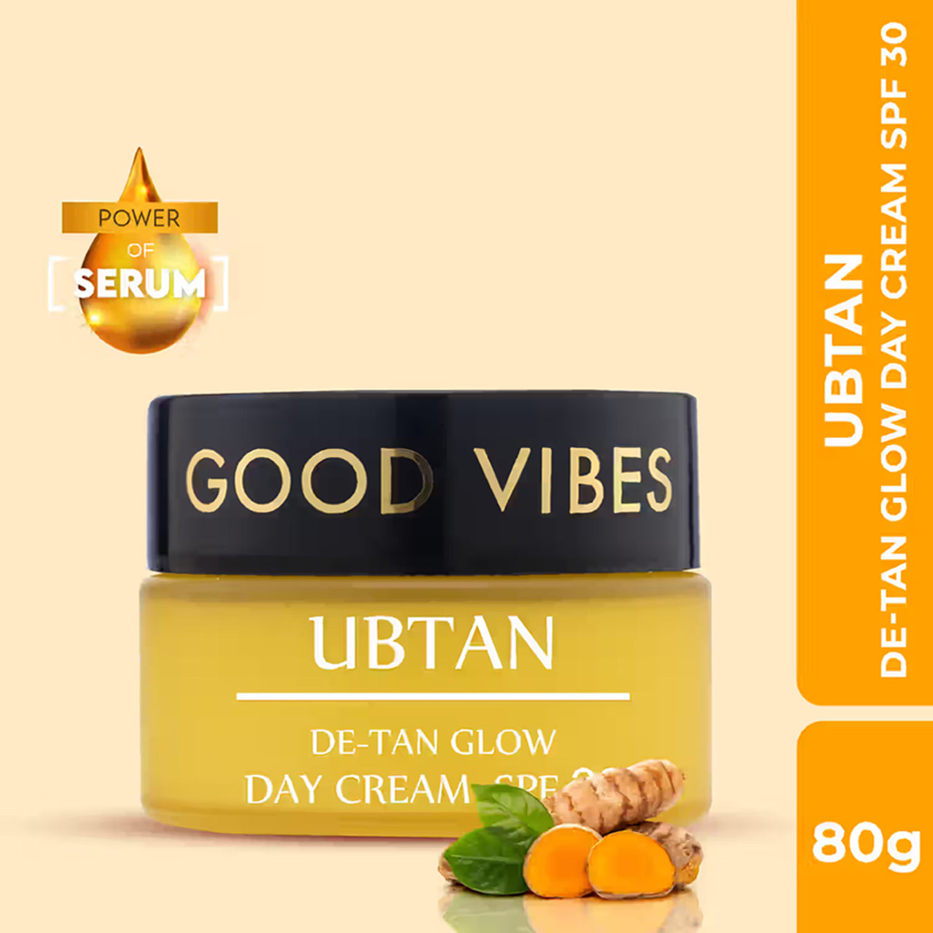 Good Vibes De-Tan Glow Ubtan Day Cream Spf 30