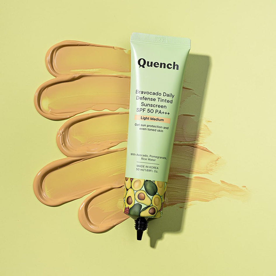 Quench Bravocado Daily Defense Tinted Sunscreen Spf 50 Pa+++ 50Ml