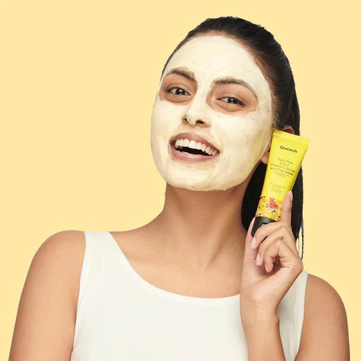 Quench 2-In-1 Vitamin C Scrub And Clay Mask With Yuzu Vitamin C