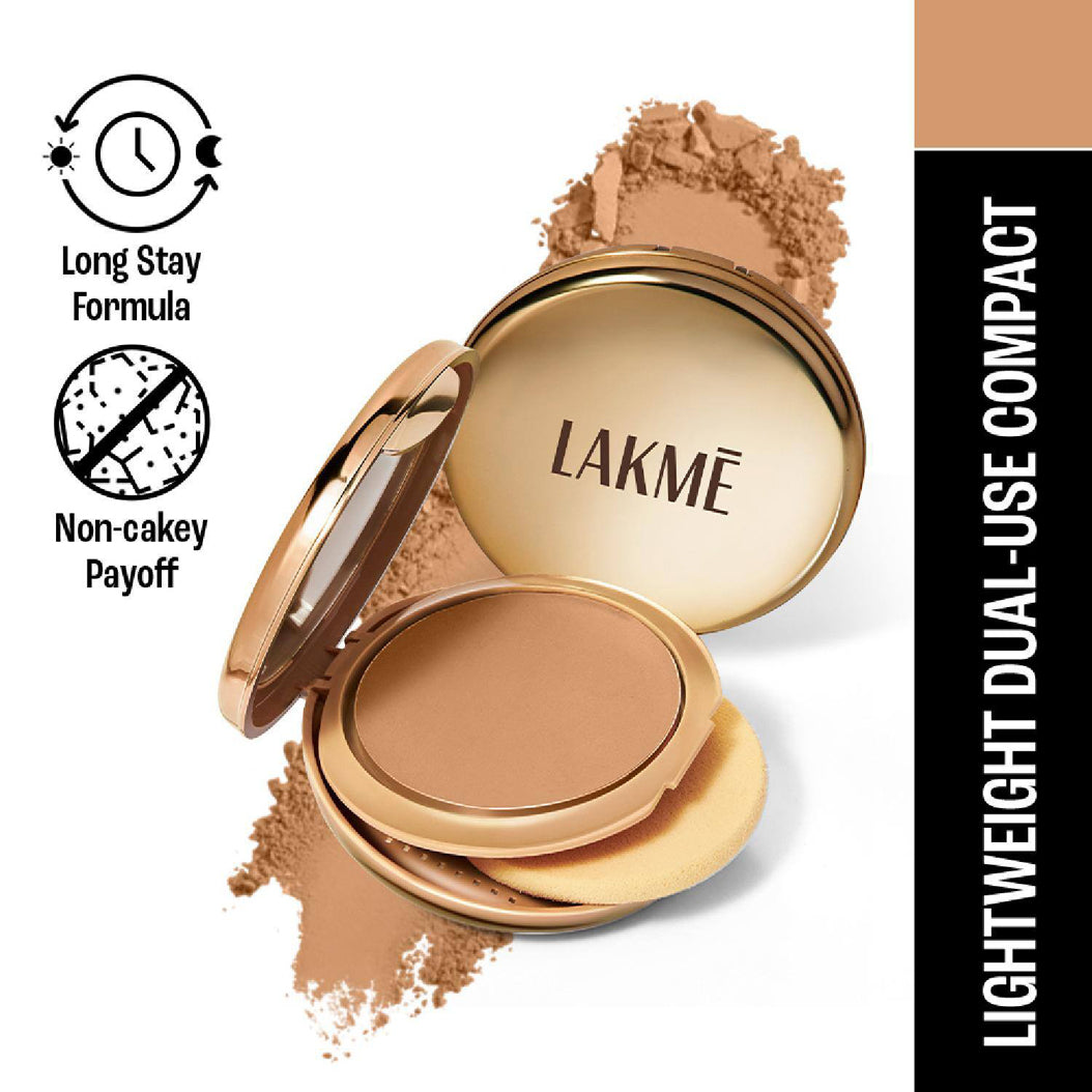 Lakme 9To5 Double Duty Double Duty Dual Finish Compact